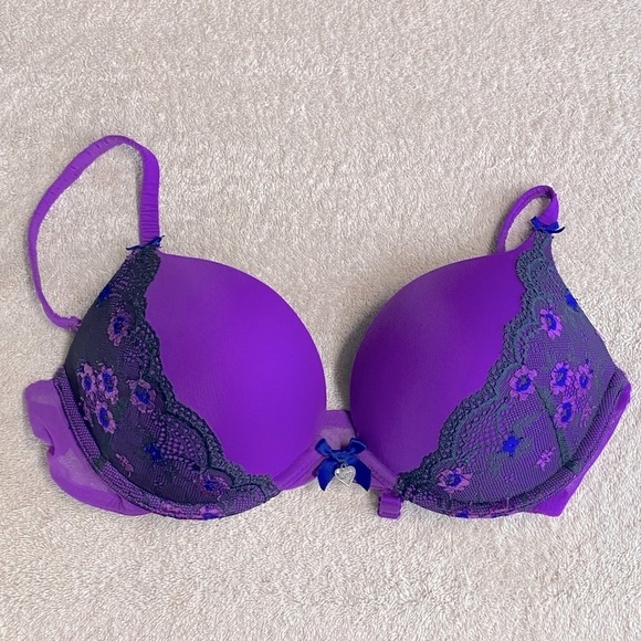 LA Senza Purple Push Up Bra With Padding 36A - Picture 12 of 12